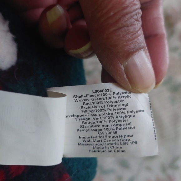 Vintage* Teddy Bear Cushion with Pocket Window - Picture 4 of 8